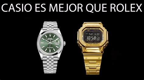 cual es mejor rolex o casio